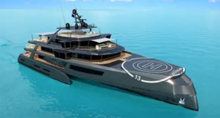 Triexplorer: The 56m explorer concept from Marcelo Penna Yacht Design